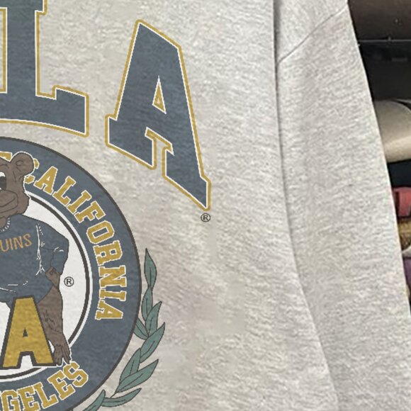 Vintage 90s University Of California Los Angeles UCLA Bruins Sweatshirt - Picture 3 of 4